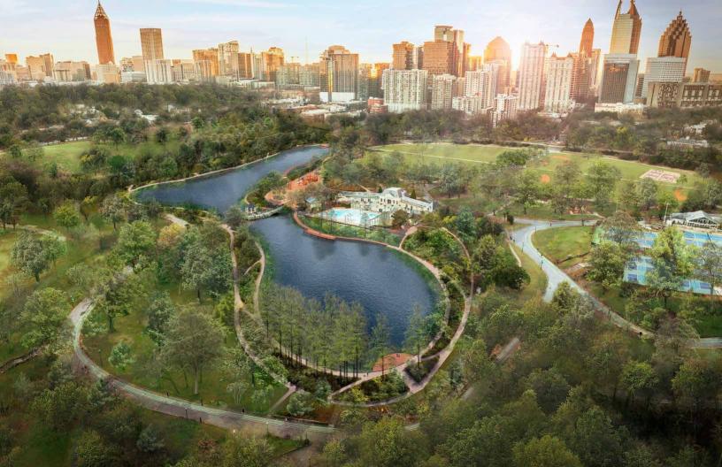 美國亞特蘭大皮埃蒙特公園規(guī)劃