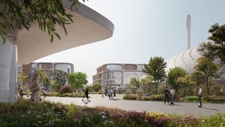 扎哈事務(wù)所設(shè)計沙迦總體規(guī)劃