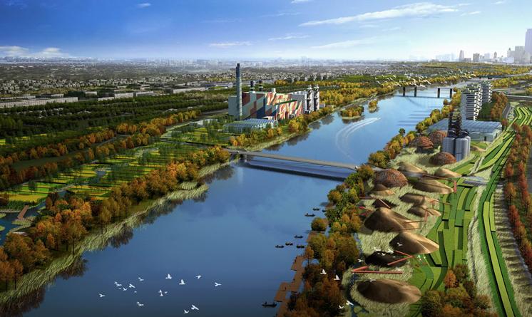 美國(guó)密西西比河沿岸之明尼阿波利斯段海綿系統(tǒng)構(gòu)建