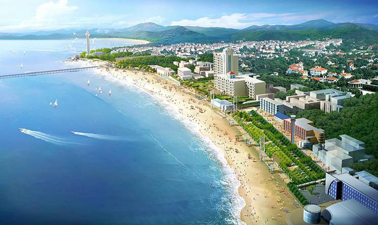 南戴河海濱浴場(chǎng)景觀