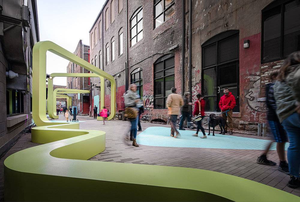 美國“城市脈絡(luò)City Thread”城市改造景觀設(shè)計 | SPORTS