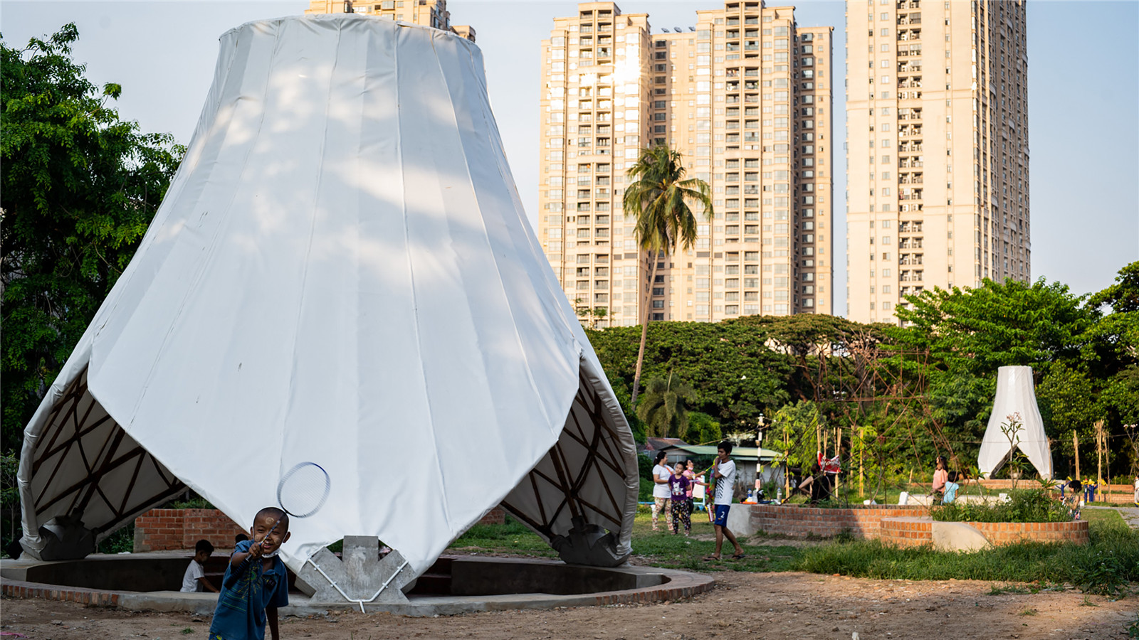 緬甸Plot ABC社區(qū)微花園景觀設(shè)計(jì) | Blue Temple