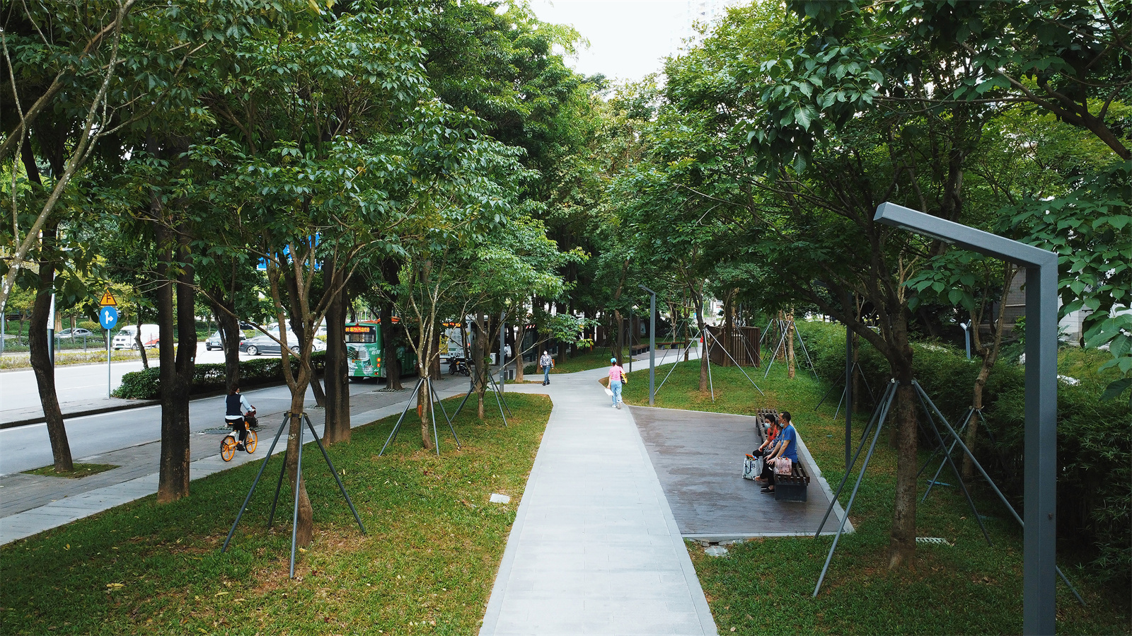 深圳市龍珠大道公交站旁口袋公園景觀設(shè)計(jì) | 未名設(shè)計(jì)（WMLA）