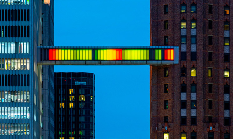 美國底特律空中走廊藝術(shù)裝置設(shè)計(jì) | Phillip K. Smith III