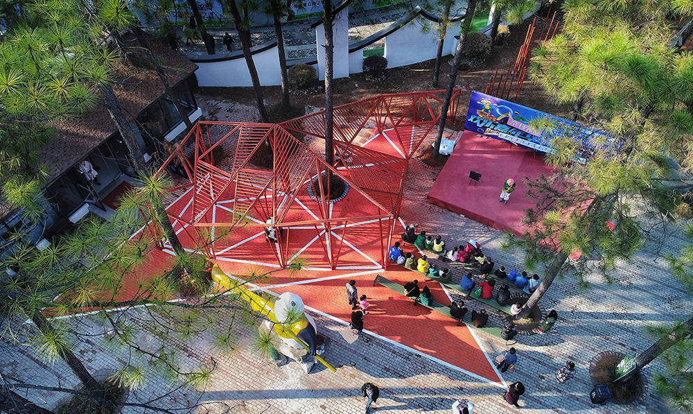 浙江安吉“生長(zhǎng)中的熊貓舞臺(tái)”景觀裝置設(shè)計(jì) | 沈陽(yáng)建筑大學(xué)