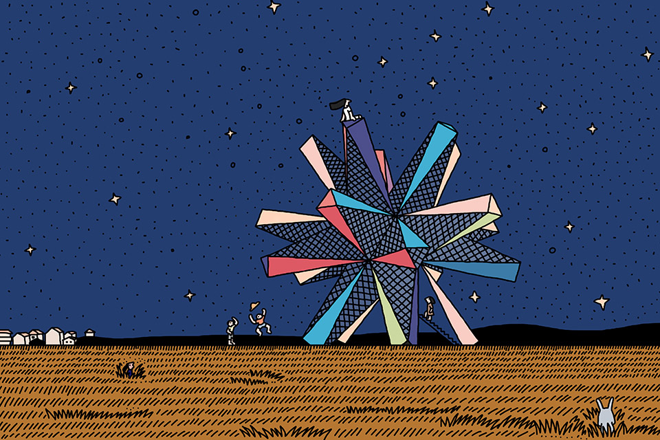 上海波普星藝術(shù)裝置設(shè)計(jì) | 一本造建筑工作室