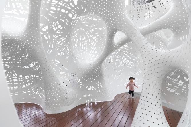 蘇州金湖雙年展的布爾算子裝置設(shè)計(jì) | MARC FORNES/THEVERYMANY