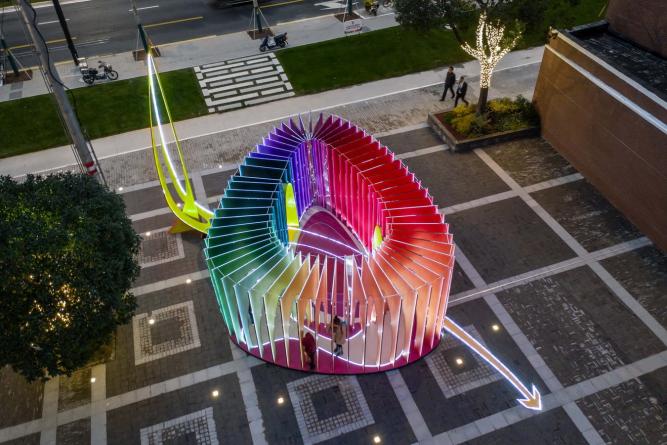 上海外灘碼頭愛心互動(dòng)裝置設(shè)計(jì) | 上海華都建筑規(guī)劃設(shè)計(jì)