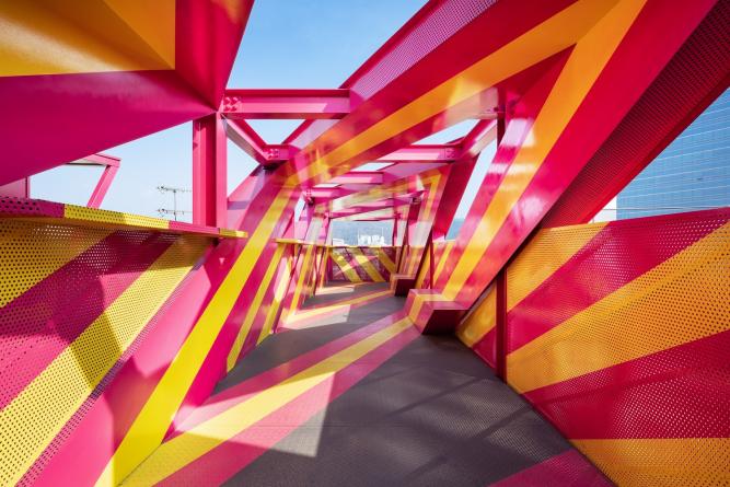 韓國(guó)光州萬花筒觀景臺(tái)裝置設(shè)計(jì) | Moon Hoon