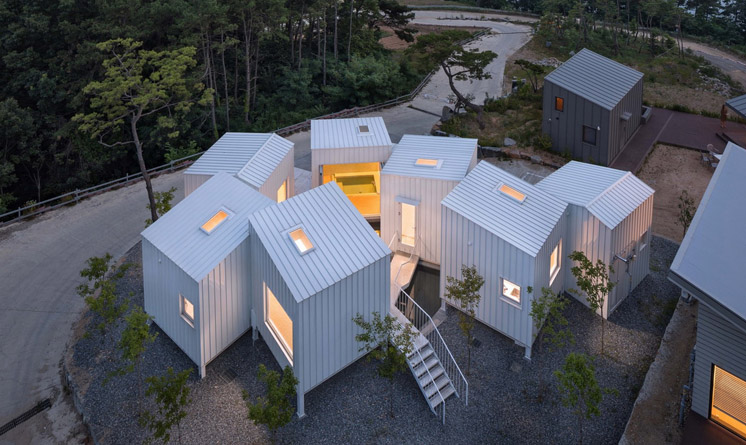 韓國飄浮立方體住宅建筑設(shè)計(jì) | Younghan Chung Architects