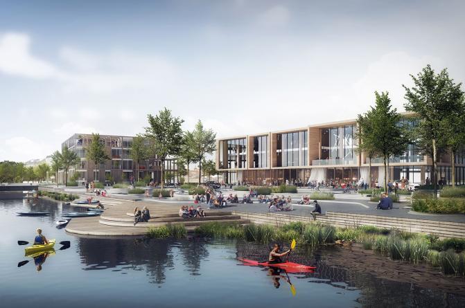 丹麥“我們的河濱小鎮(zhèn)”城市發(fā)展設(shè)計(jì)競(jìng)賽方案 | C.F. M?ller Architects