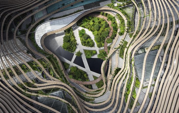 新加坡濱海盛景綜合體“綠色之心”景觀設(shè)計 | ingenhoven + Gustafson Porter + Bowman