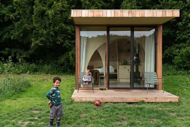 荷蘭可移動的森林小屋建筑設(shè)計 | Thewaywebuild