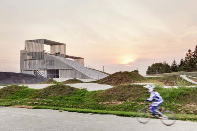 加拿大BMX自行車越野賽道及倉庫景觀與建筑設(shè)計 | Kleinfeldt Mychajlowycz Architects