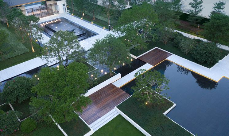 東莞金眾柏悅公館示范區(qū)景觀設計 | 希爾景觀