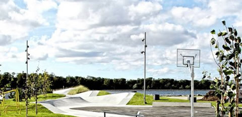 EFFEKT設(shè)計的丹麥萊姆維滑板公園