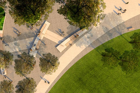 美國(guó)賓夕法尼亞大學(xué)公共綠地