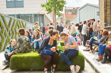英國(guó)國(guó)王十字火車站野餐公園