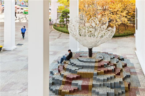 韓國(guó)富川市科技園花墊