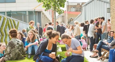 英國(guó)國(guó)王十字火車站野餐公園