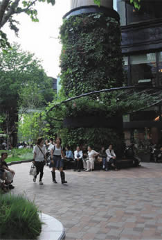 日本東京三菱一號(hào)館的庭園